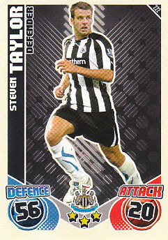 Steven Taylor Newcastle United 2010/11 Topps Match Attax #222